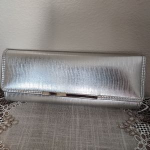 ALDO Silver Evening Clutch
